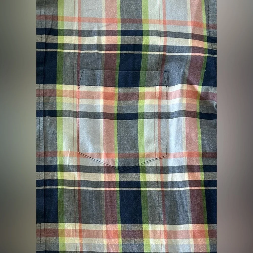 J Crew Summer Plaid Button Down - Picture 3 of 5